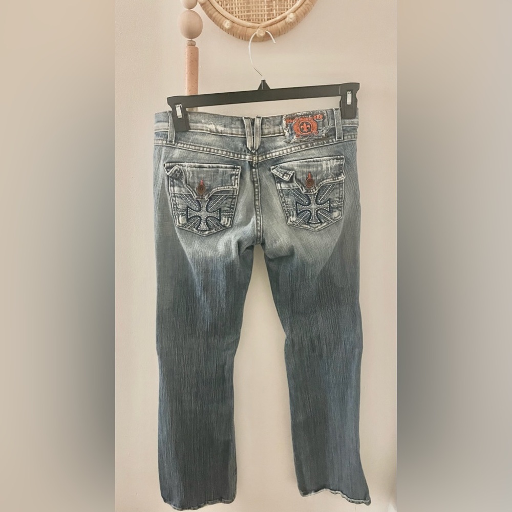 Y2K Plastic By GLY Flare Jeans